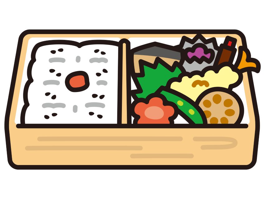 幕の内弁当のイラスト