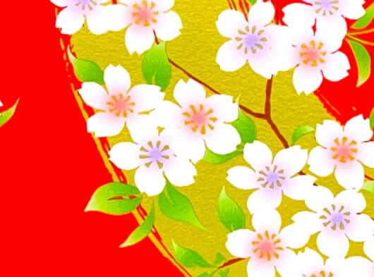 宝扇華-赤の折箱